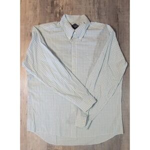 Bills Khakis Classic Fit Mens XL Gingham Plaid Long Sleeve Button Down Shirt